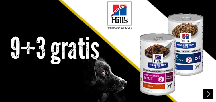 Hill's PD natvoer hond 9+3 gratis DOG